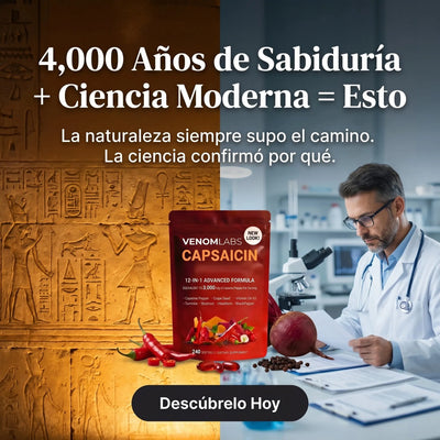 Venom Capsaicin™ | Cápsulas de Chile Cayena