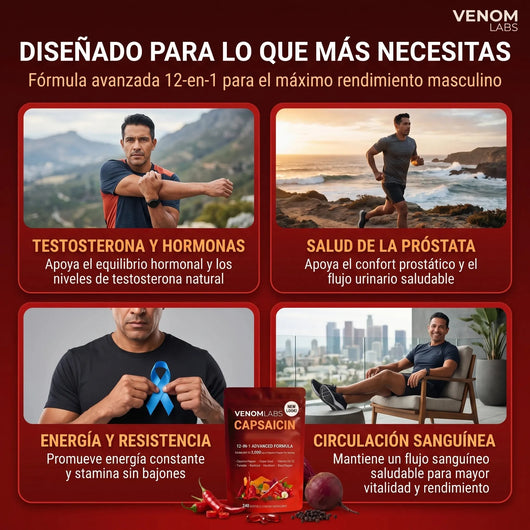 Venom Capsaicin™ | Cápsulas de Chile Cayena