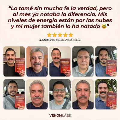 Venom Capsaicin™ | Cápsulas de Chile Cayena