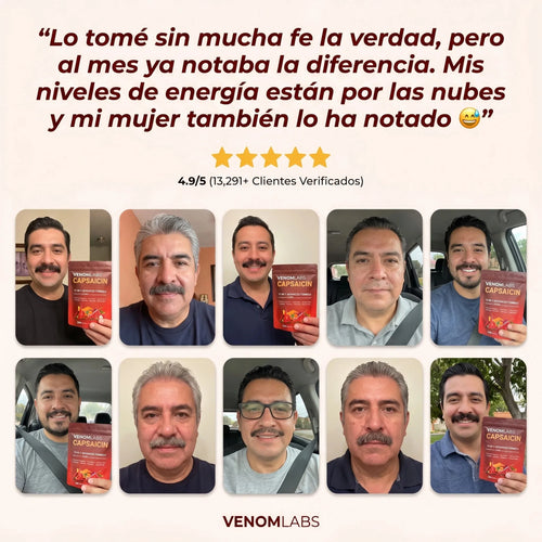 Venom Capsaicin™ | Cápsulas de Chile Cayena